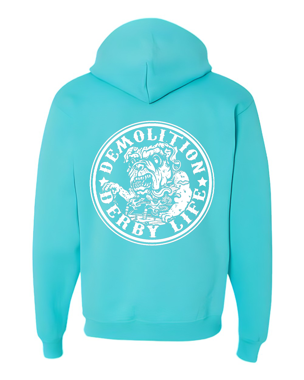 Scuba Blue Mad Dog Hoodie